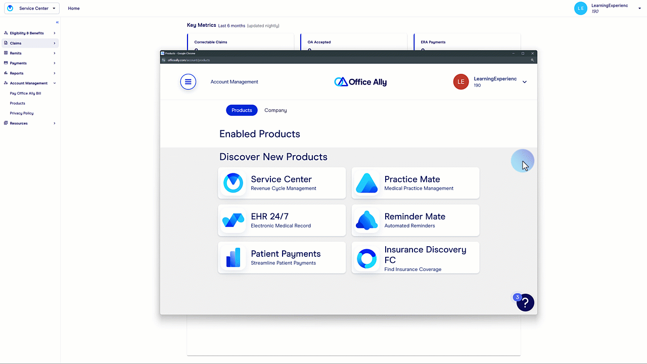 Enabling Insurance Discovery FC in Service Center
